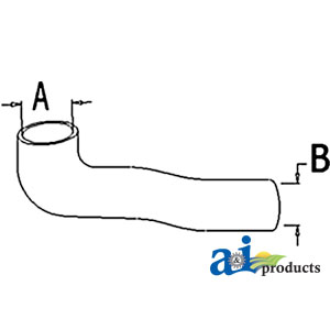 UW4406   Lower Hose---Replaces 10A9932